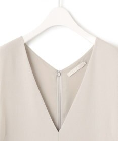 ICB 【WEB限定・洗える】BackSatinGeorgette ジャンパースカートワンピース