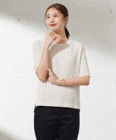 J.PRESS LADIES L 【洗える・抗菌防臭】VISCOSE STRETCH サマー ニット