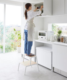 tower 踏み台 タワー 2段 ホワイト