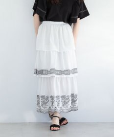 Land theater スカート　グリーの木デザイン 6479) R&D.M.Co-/OLDMANS TAILOR(アールアンドディーエムコー