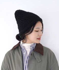 石田製帽 【防寒対策・日本製】ウールロールアップ ニット帽