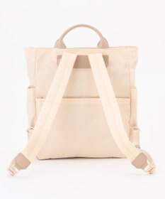 LA BAGAGERIE ツイルナイロン×エナメル リュックサック