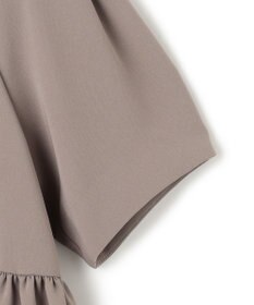 BEIGE， 【洗える】ACHILLEA / ペプラムバックファスナーブラウス