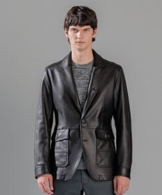 JOSEPH HOMME ライトゴートシュリンクレザー　ジャケット