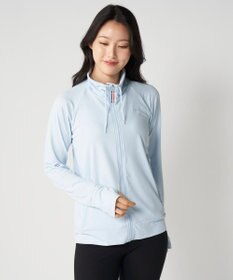 OP／FILA 【FILA】ラッシュガードブロックメッシュ スタンドカラージャケット