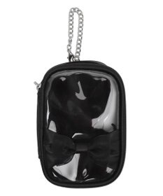 WEGO 【痛バ＆推し活グッズ】ダブルリボンサテンぬいポーチ