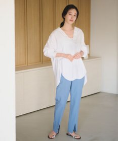 #Newans 【ANSWER for 神戸エレガンス】ウエスト調整可能　センタースリットパンツ