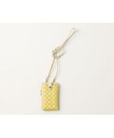 MIYABIYA La quoh with kirakaracho 南蛮七宝プリントレザー スマホショルダー