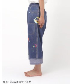 tsumori chisato SLEEP ツモリチサト ボトムス ルームウエア 8分丈 綿100%(本体) 楊柳素材 レディース UOT248 /ワコール