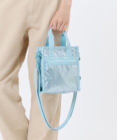 LeSportsac MINI N/S TOTE/アクアブルーシャイン
