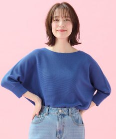 ANY L 【洗濯機可/アンチピリング/UVケア】アクリルガーターニット