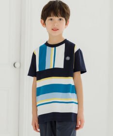 J.PRESS KIDS 【140-170cm】50/2 マルチボーダー Tシャツ