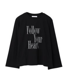 Green Parks ・Ｐｅｔｉｔ　Ｆｌｅｕｒ　ロゴｐｔフレアスリーブロンＴ