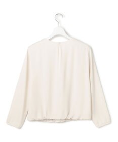 23区 S 【洗える】シルキーデシン ボールチェーン バルーン ブラウス