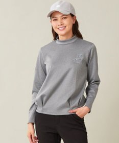 23区GOLF 【WOMEN】ライトダンボール モックネックシャツ