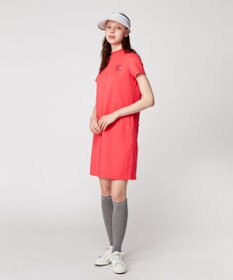 23区GOLF 【WOMEN】【吸水速乾】フラッグロゴジャガード ワンピース 腰回りカバー 1枚で決まる