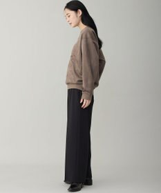 UNFILO MENS 【男女兼用】クリーンスエード エンボスロゴ クルー