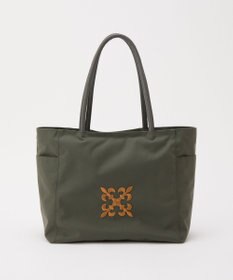 russet 【モノグラム刺繍】コーデュラナイロントートバッグ（CE-1776）