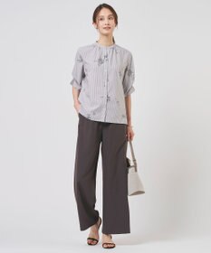 J.PRESS LADIES RELAXION トロ ワイド イージー パンツ