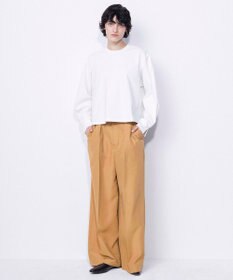 NAVE 【ReNAVE・セットアップ可/撥水加工/防シワ/ウエストゴム】ポリエステルタッサー パンツ