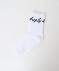 WEGO メッセージロゴソックス