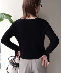 AMERICAN HOLIC スクエアリブニットカーディガン