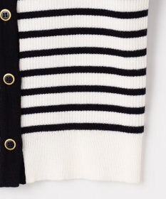 組曲 KIDS 【110-140cm】ボーダー カーディガン