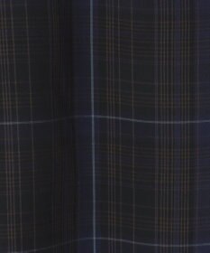 J.PRESS LADIES 【洗える】キュプラチェック フリルスタンドカラー ブラウス