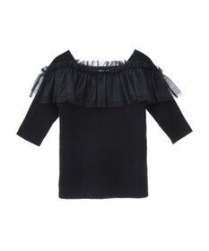 earth music&ecology デコルテチュールニットプルオーバー