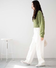 WEGO ルーズストレートデニムパンツ