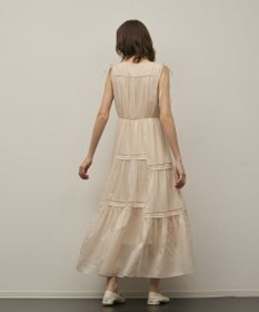 GRACE CONTINENTAL コットンシルクティアードワンピース