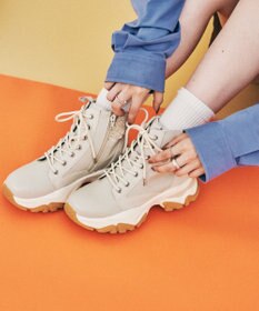 BONTRE 【PRECIEUX JOUET/プレシュウジュエ】ボリュームソールボアハイカットスニーカー