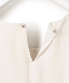 23区 S 【洗える】シルキーデシン ボールチェーン バルーン ブラウス