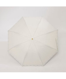 UNBILLION カシュネ cachenez / PUグレースフラワー刺繍トップレス2段折りたたみ傘