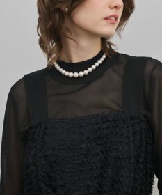 GRACE CONTINENTAL カットジャガードサロペット