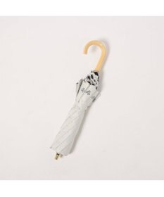 UNBILLION カシュネ cachenez / PUグレースフラワー刺繍トップレス2段折りたたみ傘