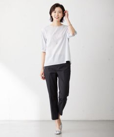 J.PRESS LADIES オーバルドロップ ネックレス