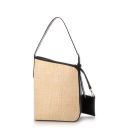 UNBILLION カシュカシュ cachecache / 雑材風アシンメトリートート