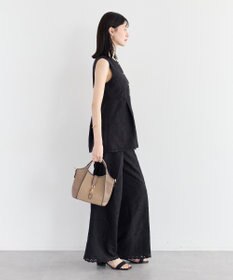YECCA VECCA 刺繍ペプラムジレ