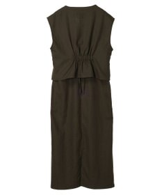 earth music&ecology ＳＥＴ２点ヘリンボーンベスト＋キャミドレ