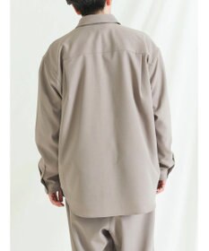 CRAFT STANDARD BOUTIQUE ポリエステルツイルポケッタブルシャツ