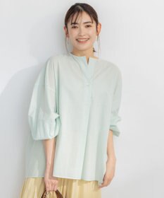 組曲 【洗える】ナチュラルローンスキッパー ブラウス