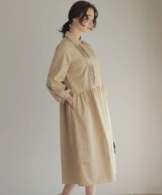 組曲 ソフトクロスピンタック ワンピース