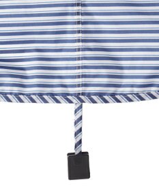 MOONBAT 【撥水】FLAT PURE サイクル レインポンチョ ボーダー 自転車 収納袋付き