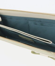 LANVIN en Bleu シャリテ コンパクトL字ファスナー長財布