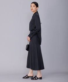 ICB 【洗える】 ルゼブフィブリルサテン スカート