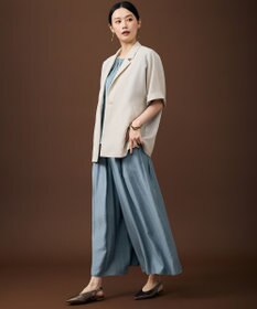 自由区 L 【人気素材・NEWアイテム】ラスティックメッシュハーフスリーブ ジャケット