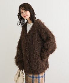 Green Parks ・ｓｗｉｎｇ　ｂｙ　２ｗａｙロング起毛カーディガ