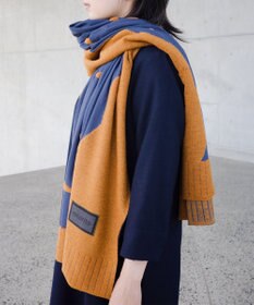 nitorito 【UNISEX】mountain&moon 山と月モチーフ柄 ストール