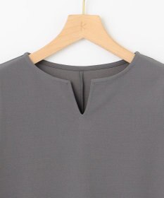 組曲 S 【WEB限定】ジョーゼットジャージーランタンスリーブ5分袖 ブラウス